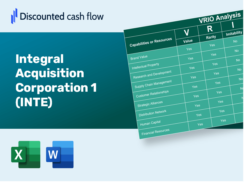 Integral Acquisition Corporation 1 (INTE): VRIO Analysis [10-2024 Updated]