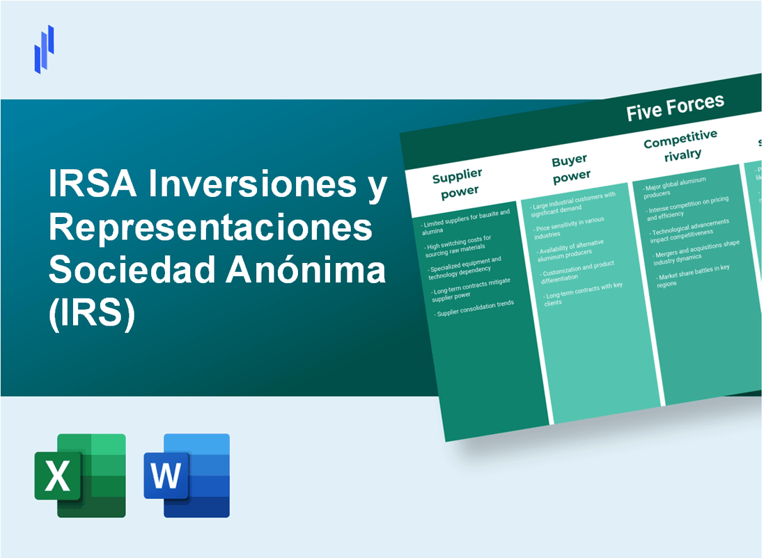 What are the Porter’s Five Forces of IRSA Inversiones y Representaciones Sociedad Anónima (IRS)?