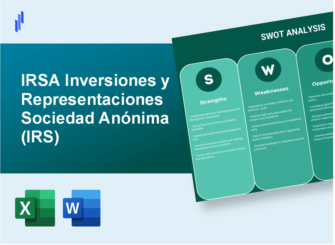 IRSA Inversiones y Representaciones Sociedad Anónima (IRS) SWOT Analysis