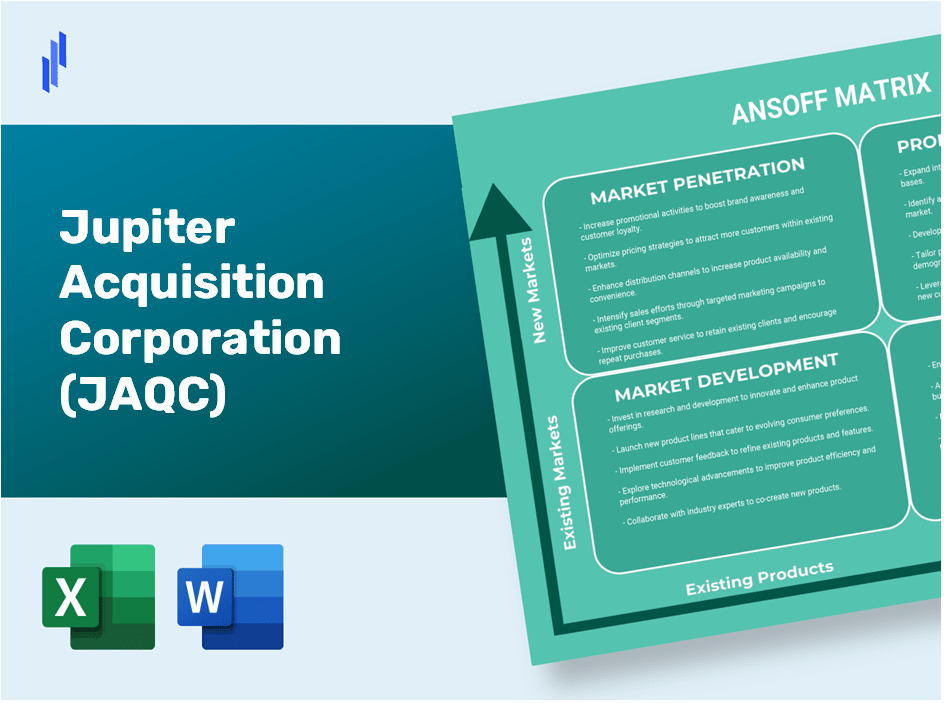 Jupiter Acquisition Corporation (JAQC)Ansoff Matrix