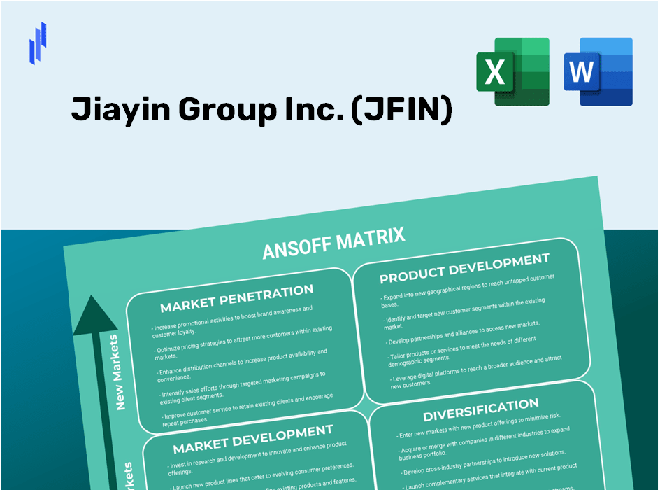 Jiayin Group Inc. (JFIN)Ansoff Matrix