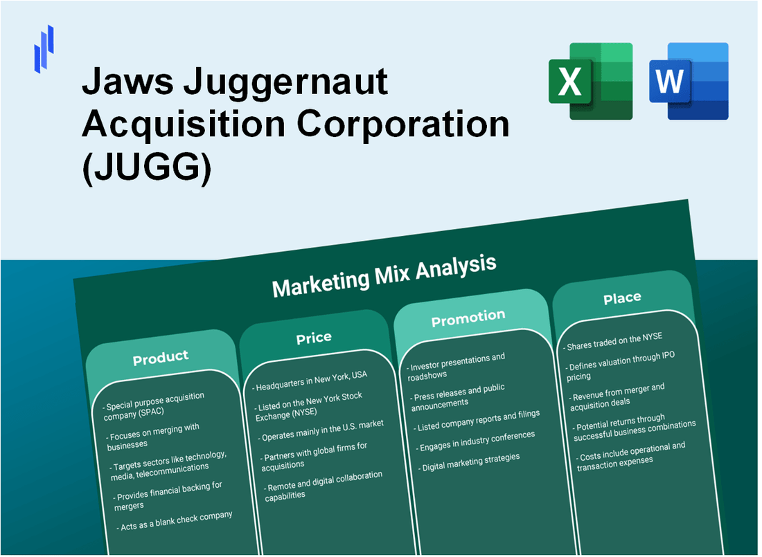 Marketing Mix Analysis of Jaws Juggernaut Acquisition Corporation (JUGG)