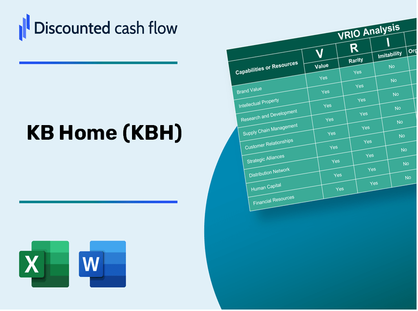 KB Home (KBH): VRIO Analysis [10-2024 Updated]