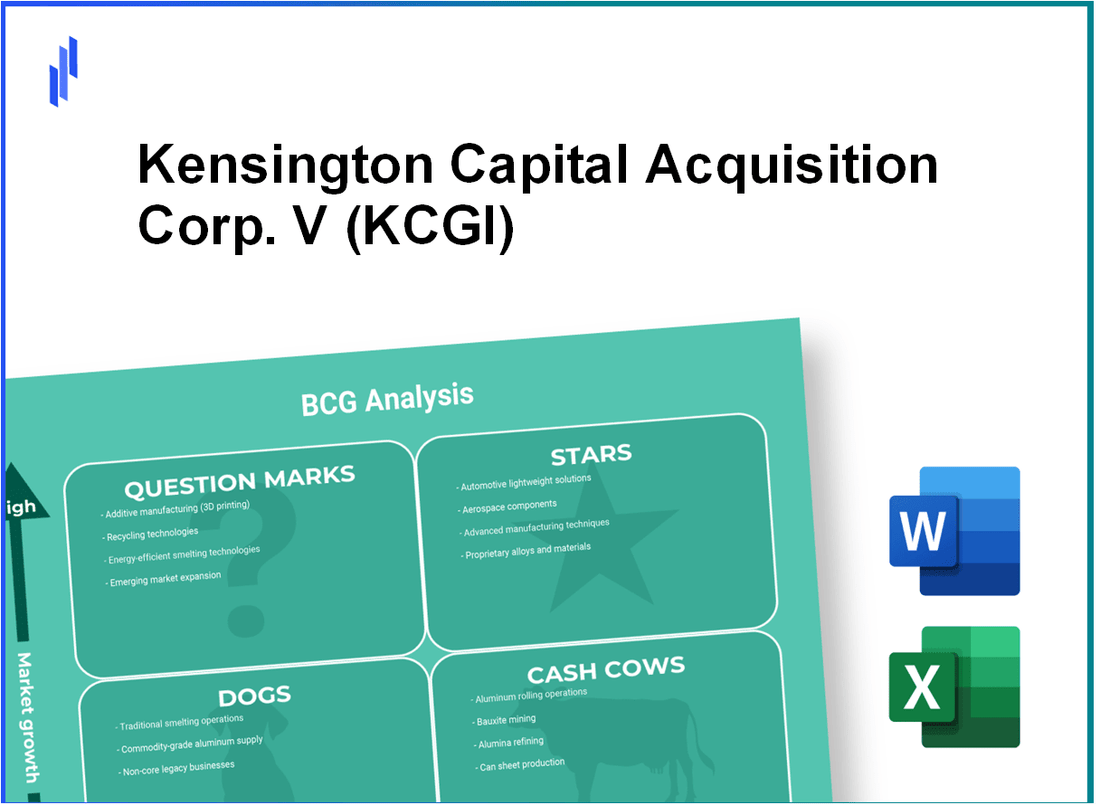 Kensington Capital Acquisition Corp. V (KCGI) BCG Matrix Analysis