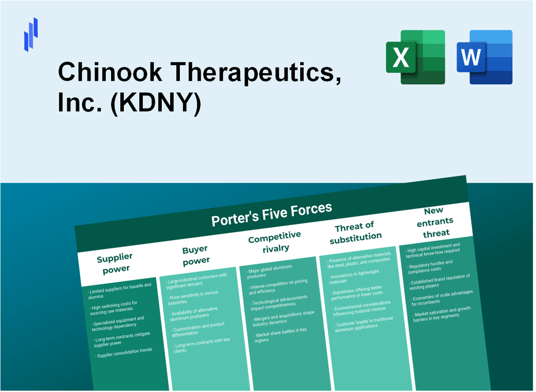 What are the Porter’s Five Forces of Chinook Therapeutics, Inc. (KDNY)?