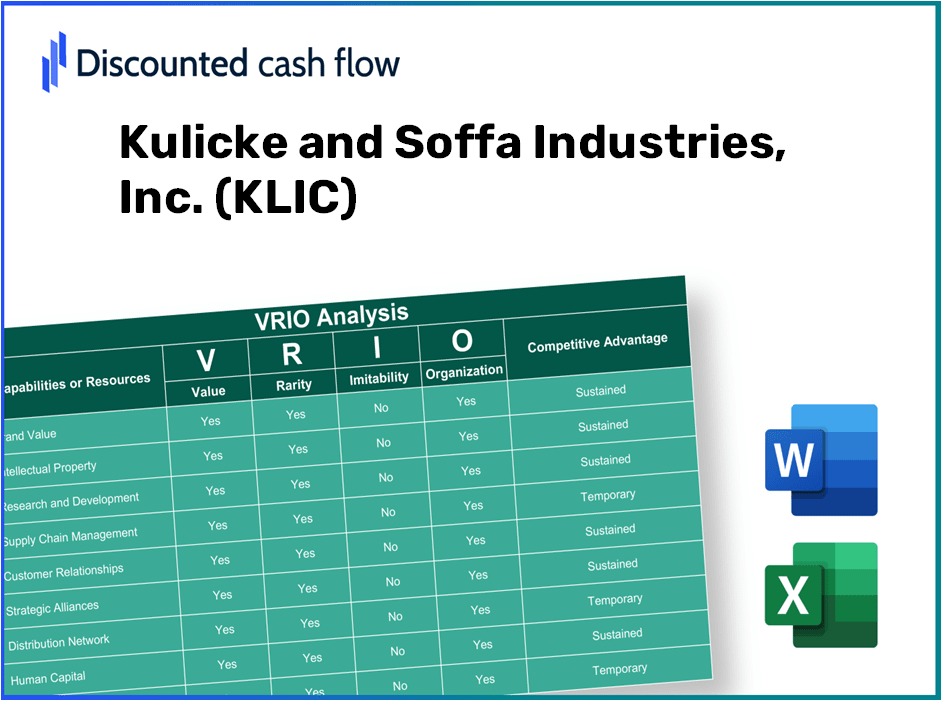 Kulicke and Soffa Industries, Inc. (KLIC): VRIO Analysis [10-2024 Updated]