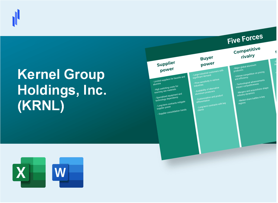 What are the Porter’s Five Forces of Kernel Group Holdings, Inc. (KRNL)?