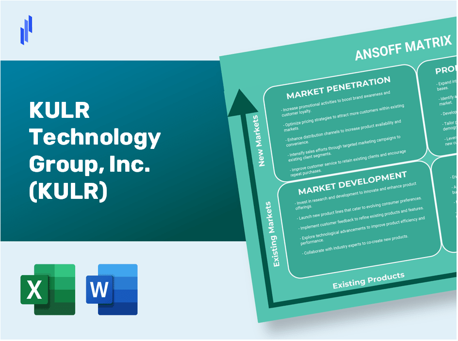 KULR Technology Group, Inc. (KULR)Ansoff Matrix