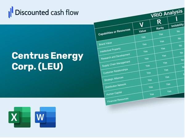 Centrus Energy Corp. (LEU): VRIO Analysis [10-2024 Updated]