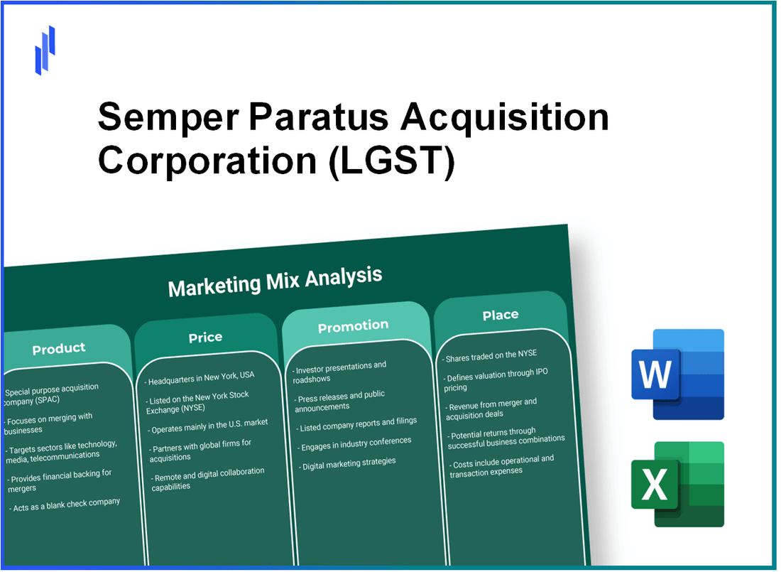 Marketing Mix Analysis of Semper Paratus Acquisition Corporation (LGST)