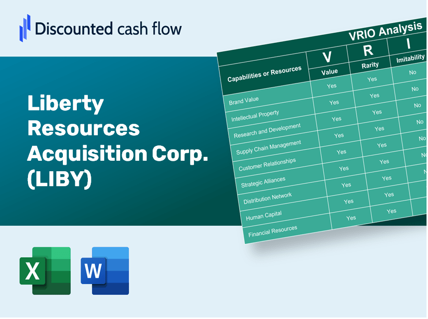 Liberty Resources Acquisition Corp. (LIBY): VRIO Analysis [10-2024 Updated]