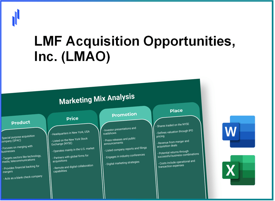 Marketing Mix Analysis of LMF Acquisition Opportunities, Inc. (LMAO)