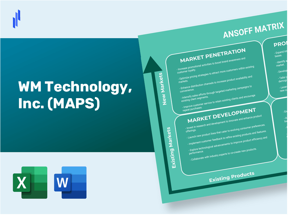 WM Technology, Inc. (MAPS)Ansoff Matrix