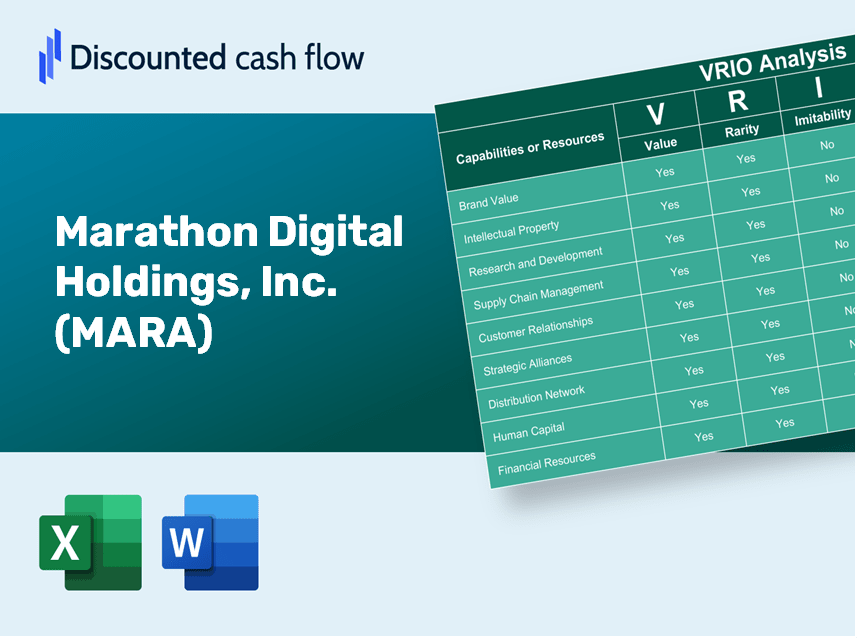 Marathon Digital Holdings, Inc. (MARA): VRIO Analysis [10-2024 Updated]