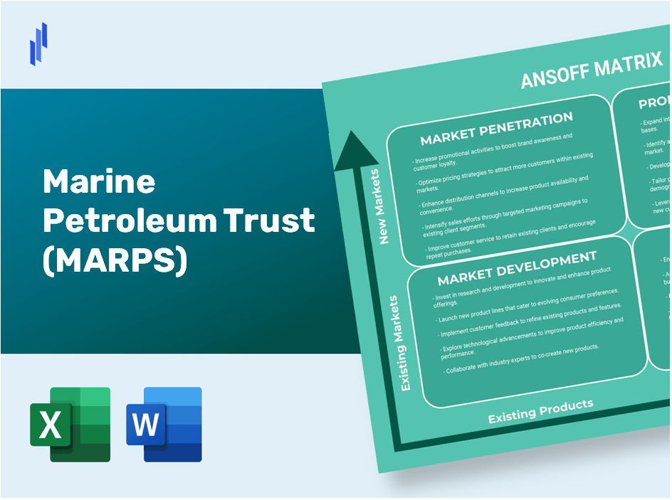 Marine Petroleum Trust (MARPS)Ansoff Matrix