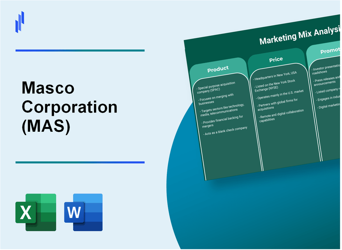 Marketing Mix Analysis of Masco Corporation (MAS)