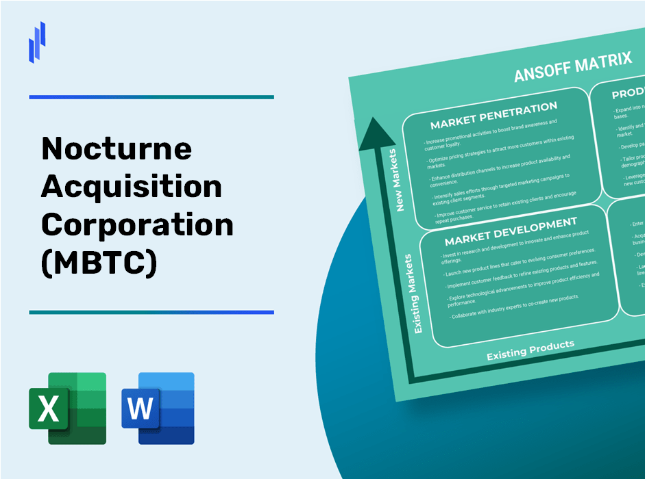 Nocturne Acquisition Corporation (MBTC)Ansoff Matrix