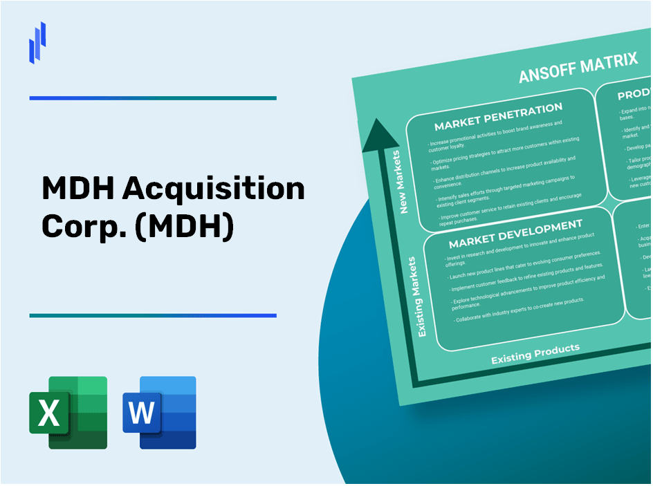 MDH Acquisition Corp. (MDH)Ansoff Matrix