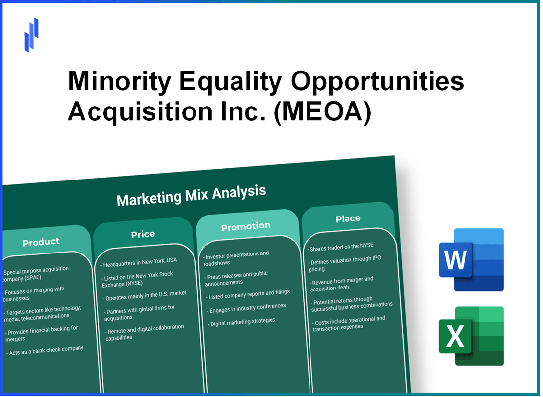 Marketing Mix Analysis of Minority Equality Opportunities Acquisition Inc. (MEOA)