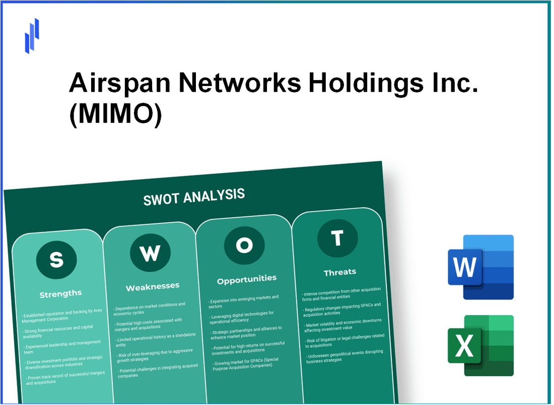 Airspan Networks Holdings Inc. (MIMO) SWOT Analysis