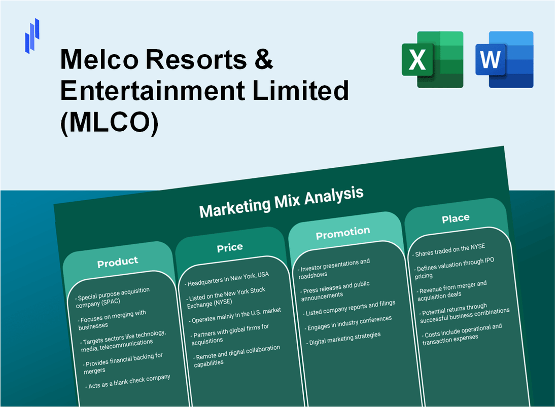 Marketing Mix Analysis of Melco Resorts & Entertainment Limited (MLCO)