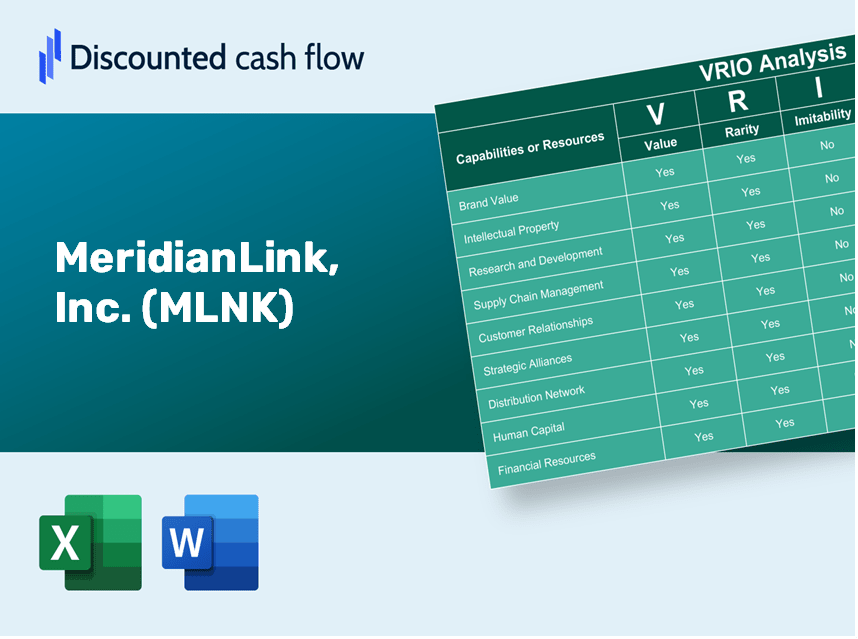 MeridianLink, Inc. (MLNK): VRIO Analysis [10-2024 Updated]