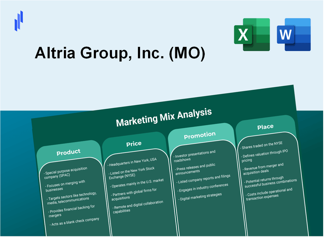 Marketing Mix Analysis of Altria Group, Inc. (MO)