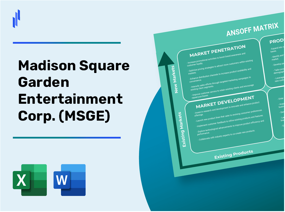 Madison Square Garden Entertainment Corp. (MSGE)Ansoff Matrix