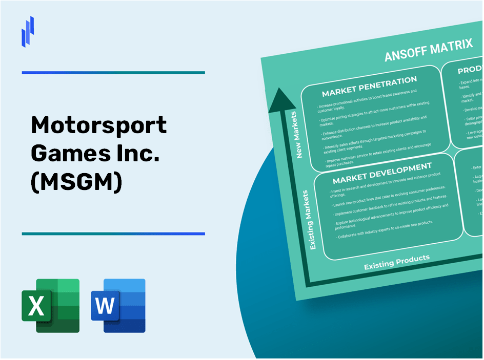 Motorsport Games Inc. (MSGM)Ansoff Matrix