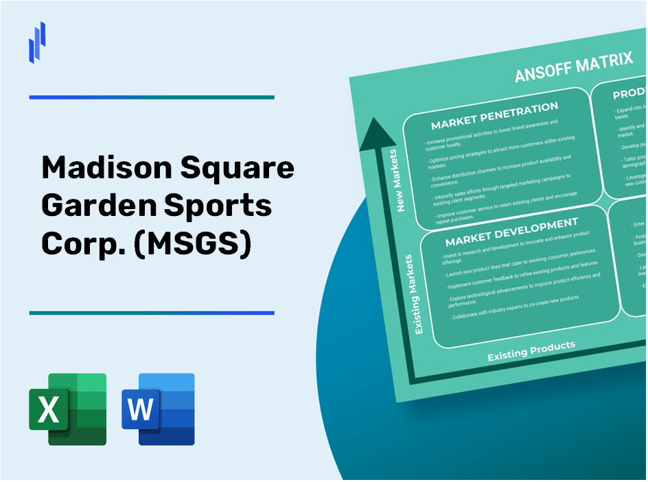 Madison Square Garden Sports Corp. (MSGS)Ansoff Matrix