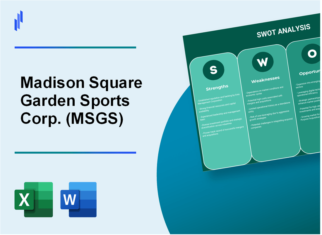 Madison Square Garden Sports Corp. (MSGS) SWOT Analysis