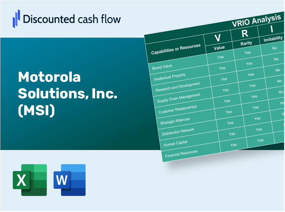 Motorola Solutions, Inc. (MSI): VRIO Analysis [10-2024 Updated]