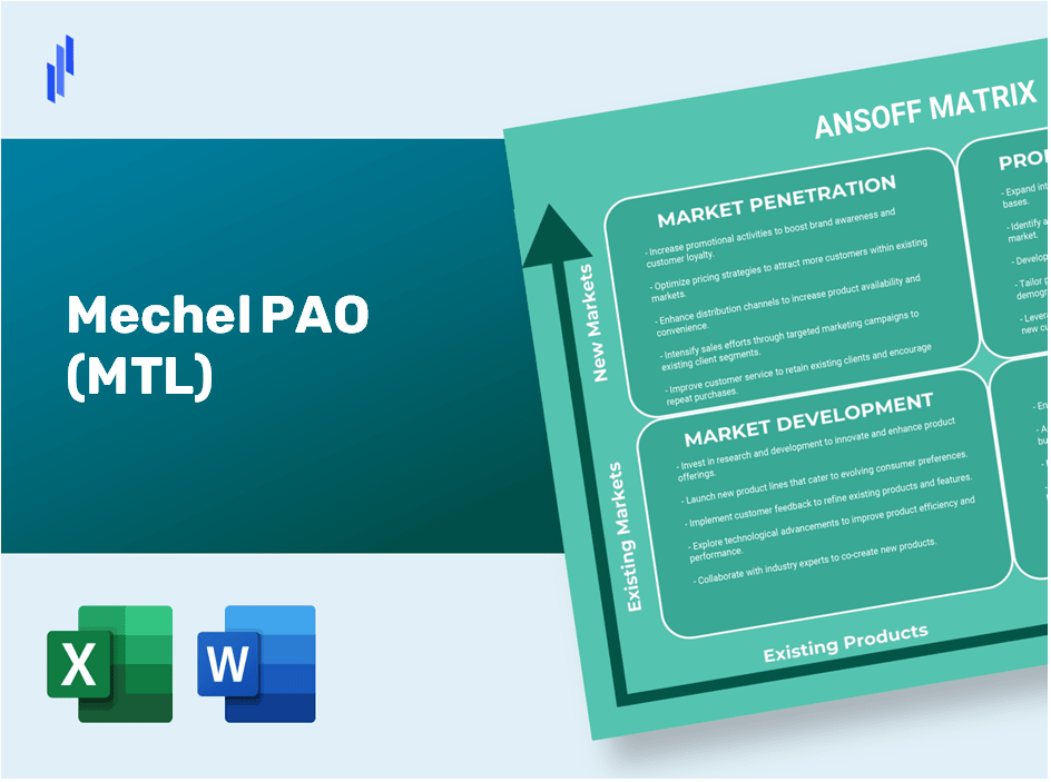 Mechel PAO (MTL)Ansoff Matrix