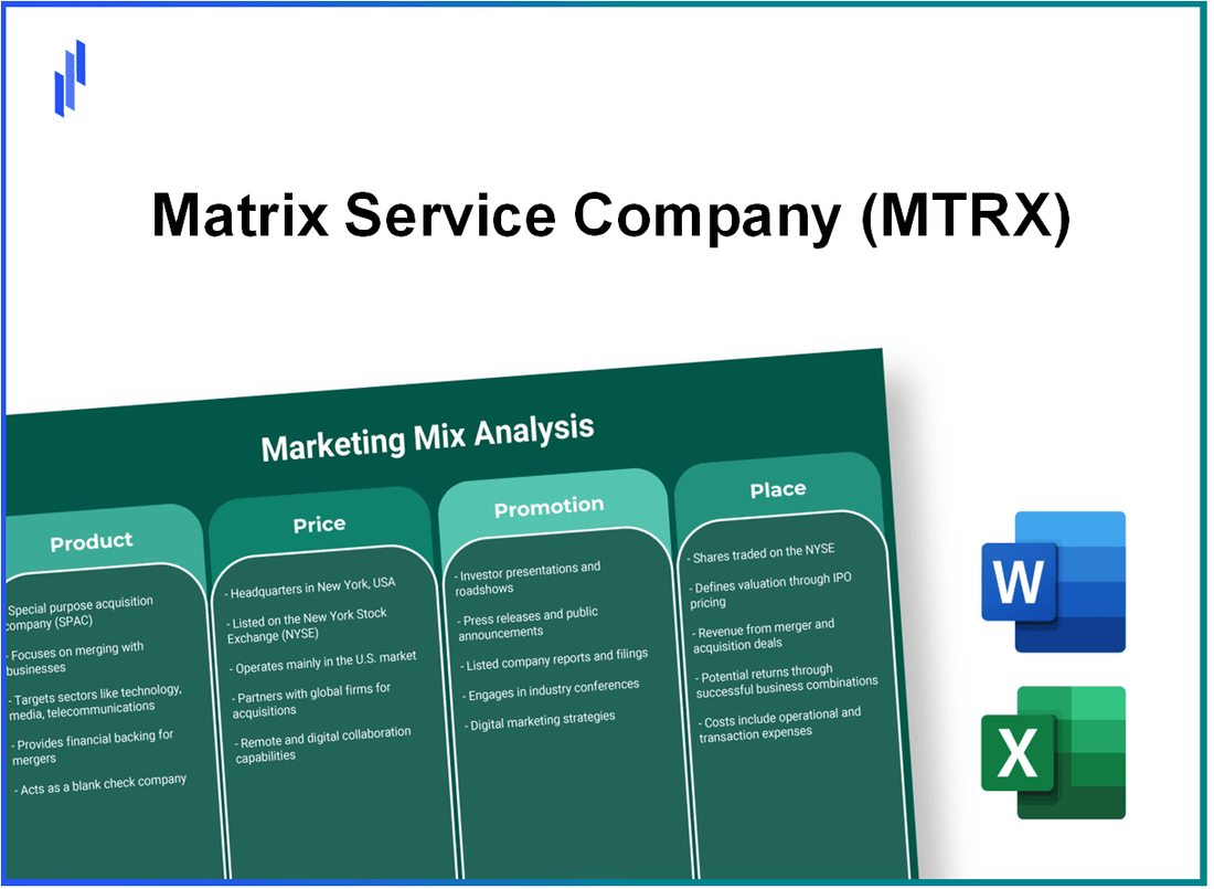 Marketing Mix Analysis of Matrix Service Company (MTRX)