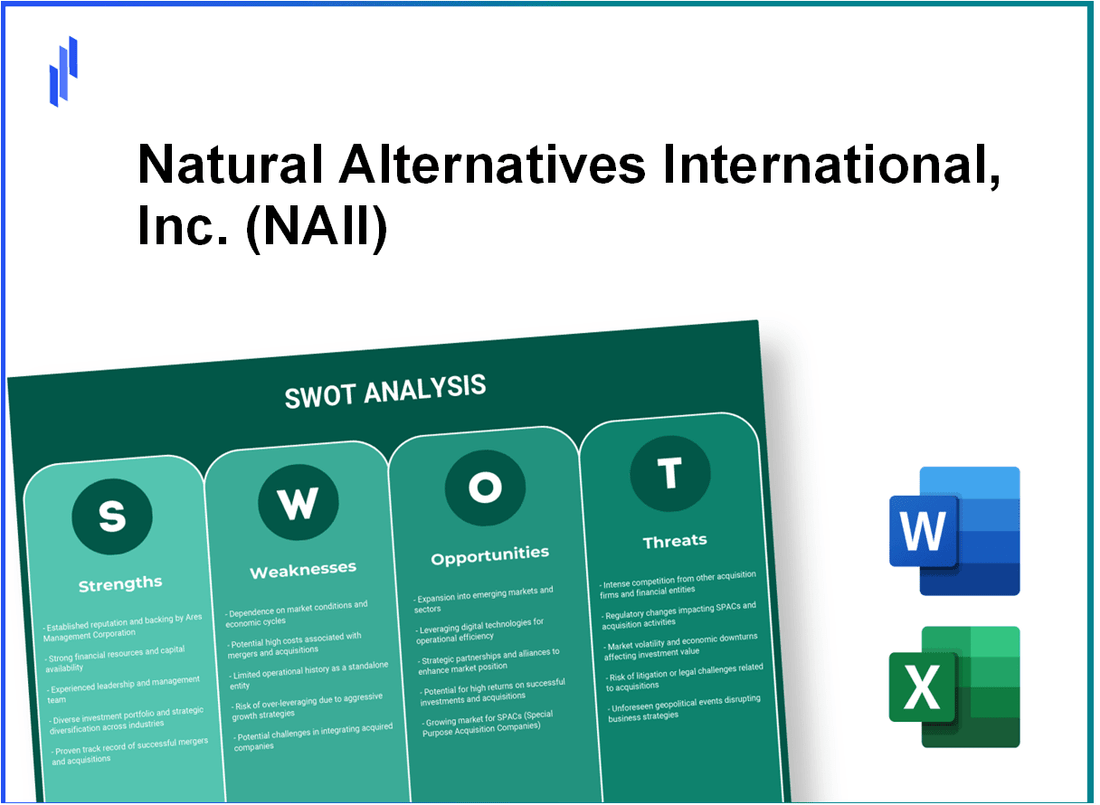 Natural Alternatives International, Inc. (NAII) SWOT Analysis