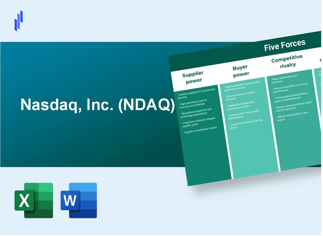 What are the Porter's Five Forces of Nasdaq, Inc. (NDAQ)?