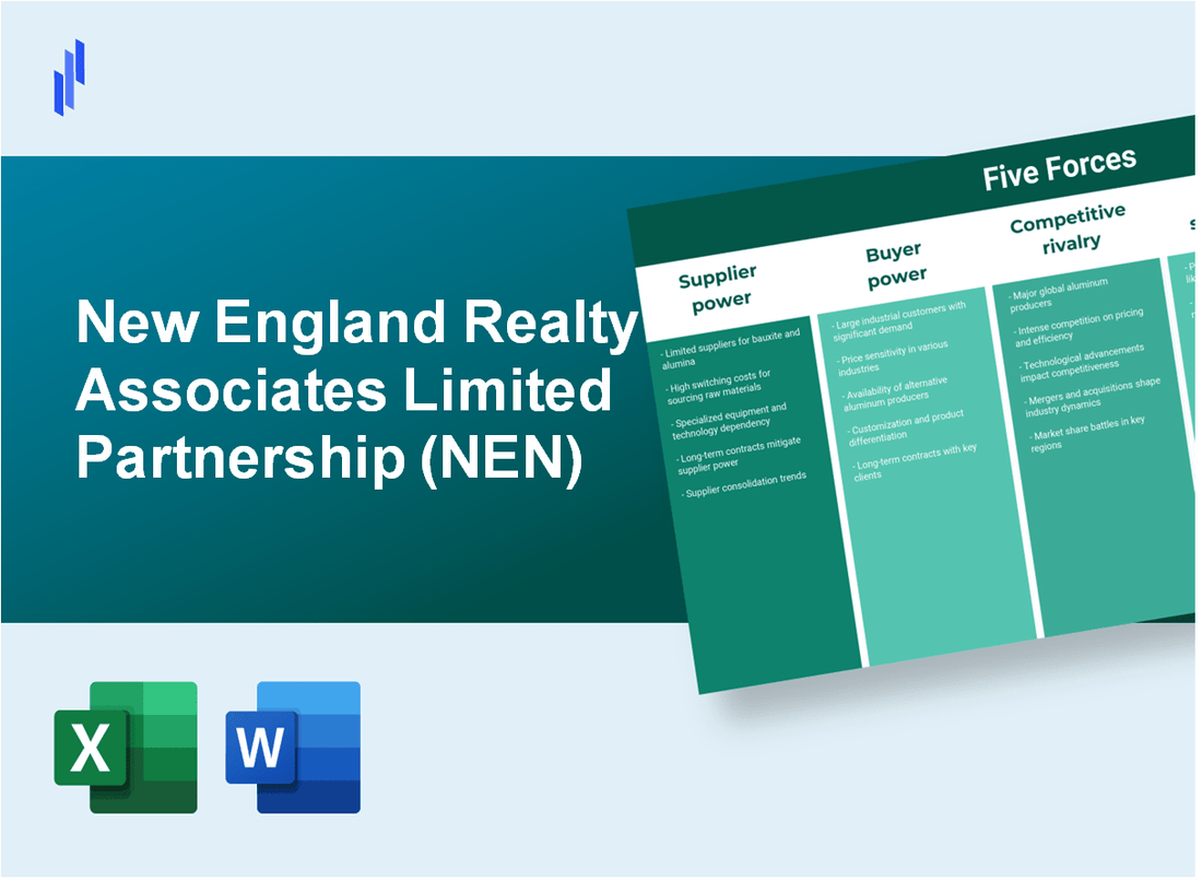 What are the Porter’s Five Forces of New England Realty Associates Limited Partnership (NEN)?