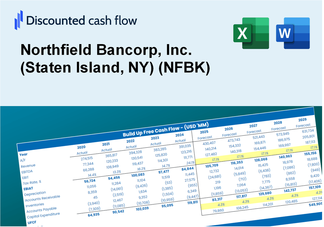 Northfield Bancorp, Inc. (Staten Island, NY) (NFBK) DCF Valuation