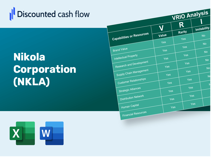 Nikola Corporation (NKLA): VRIO Analysis [10-2024 Updated]