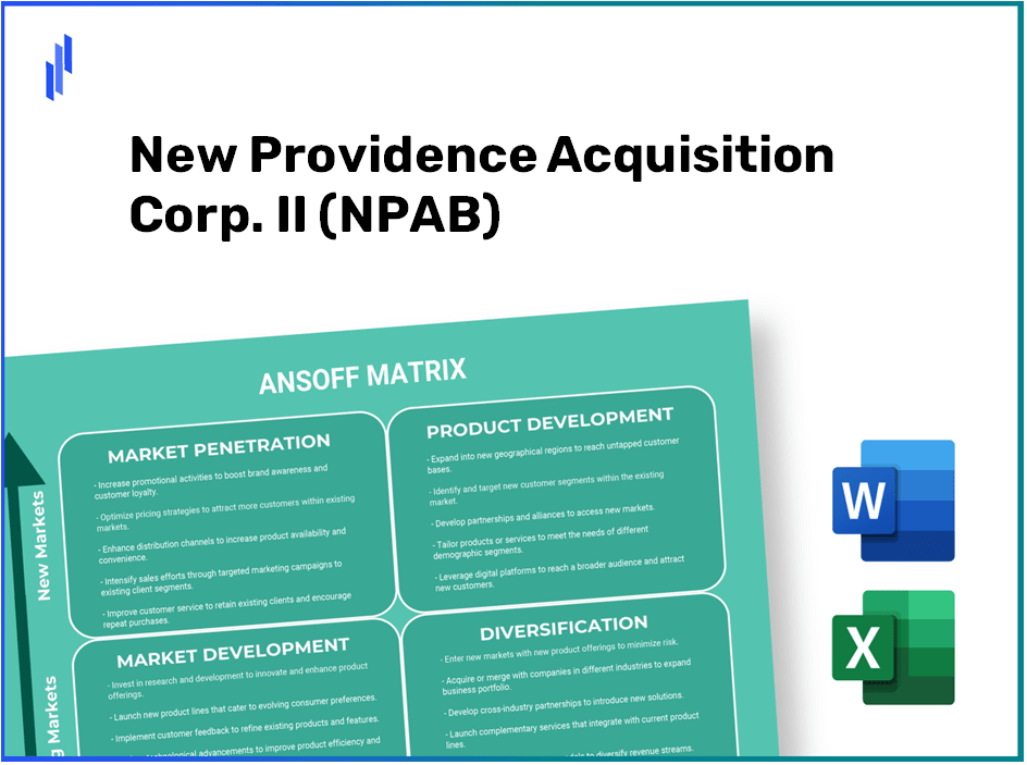 New Providence Acquisition Corp. II (NPAB)Ansoff Matrix