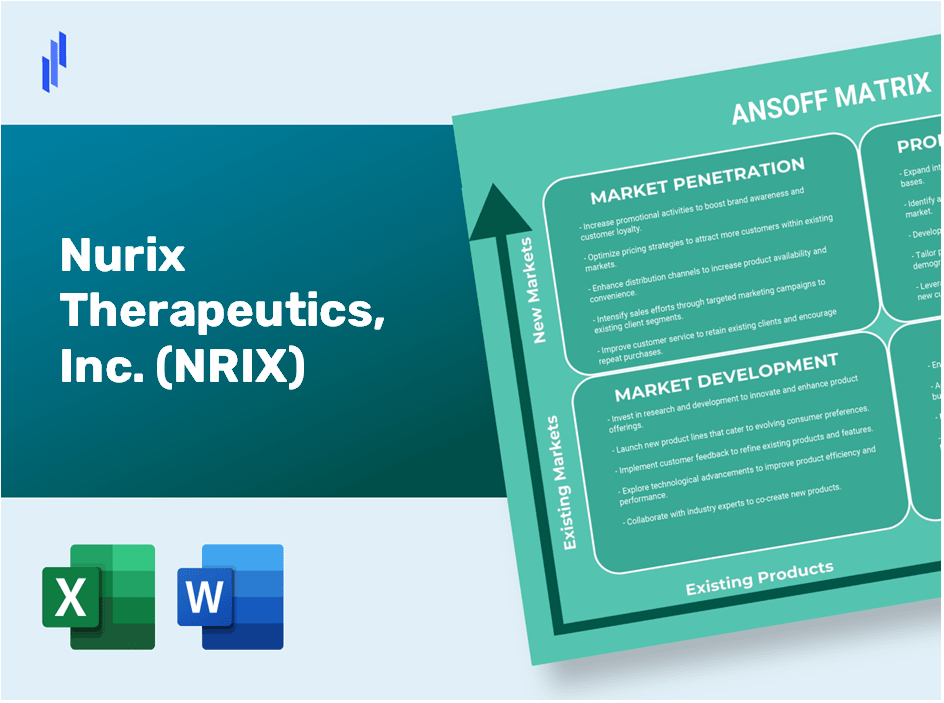 Nurix Therapeutics, Inc. (NRIX)Ansoff Matrix