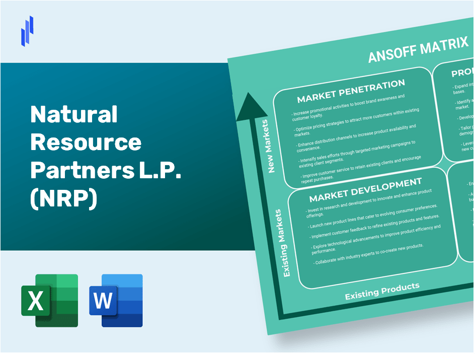 Natural Resource Partners L.P. (NRP)Ansoff Matrix