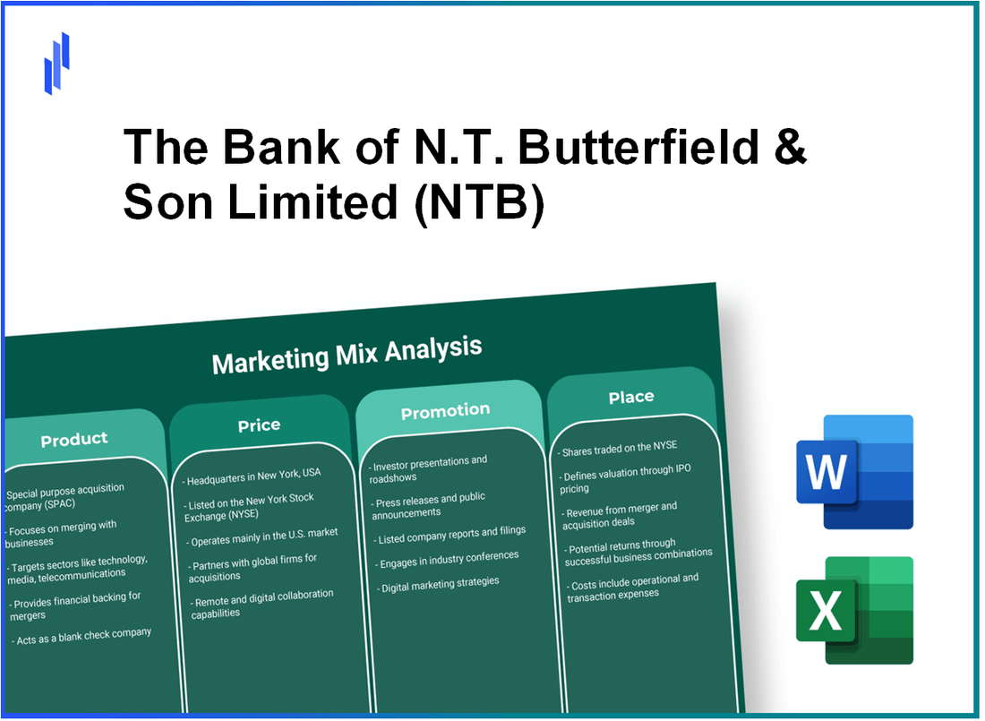 Marketing Mix Analysis of The Bank of N.T. Butterfield & Son Limited (NTB)