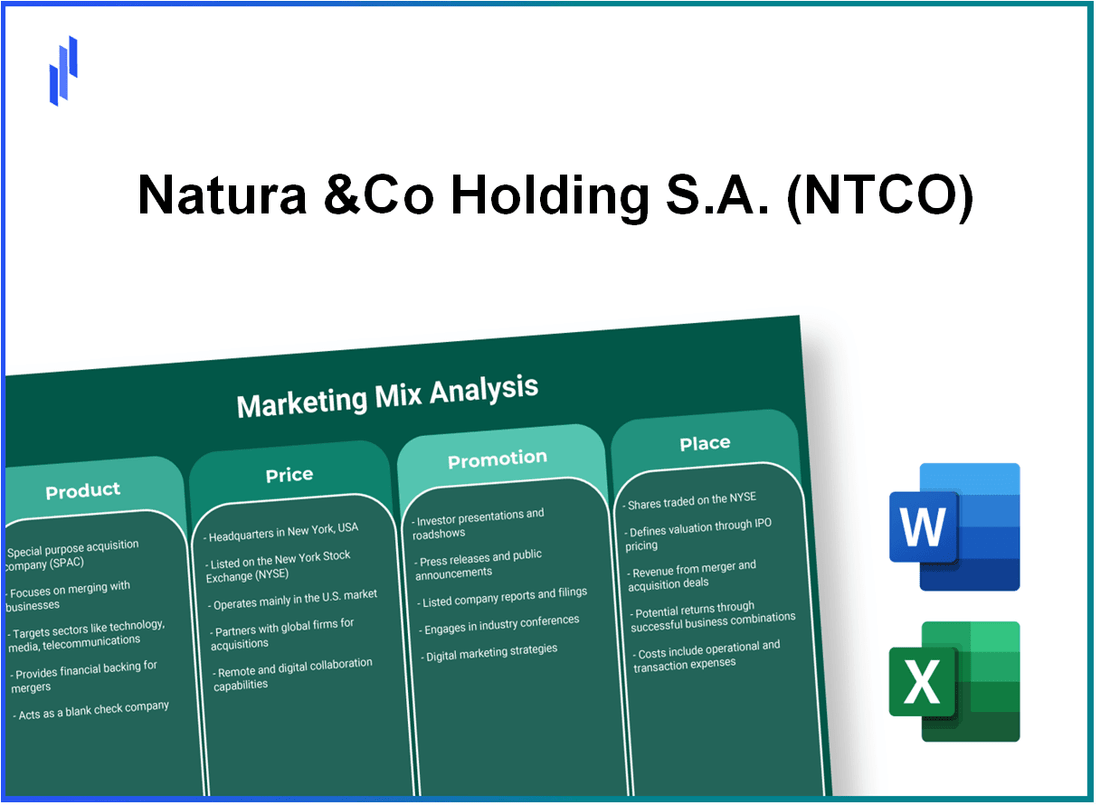 Marketing Mix Analysis of Natura &Co Holding S.A. (NTCO)