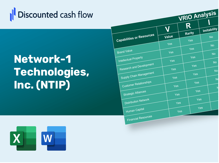 Network-1 Technologies, Inc. (NTIP): VRIO Analysis [10-2024 Updated]