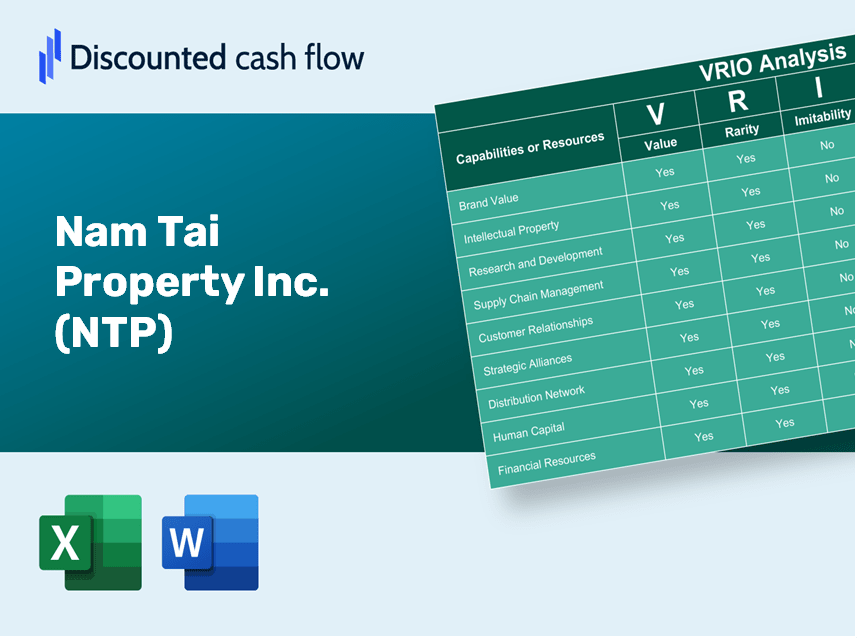 Nam Tai Property Inc. (NTP): VRIO Analysis [10-2024 Updated]