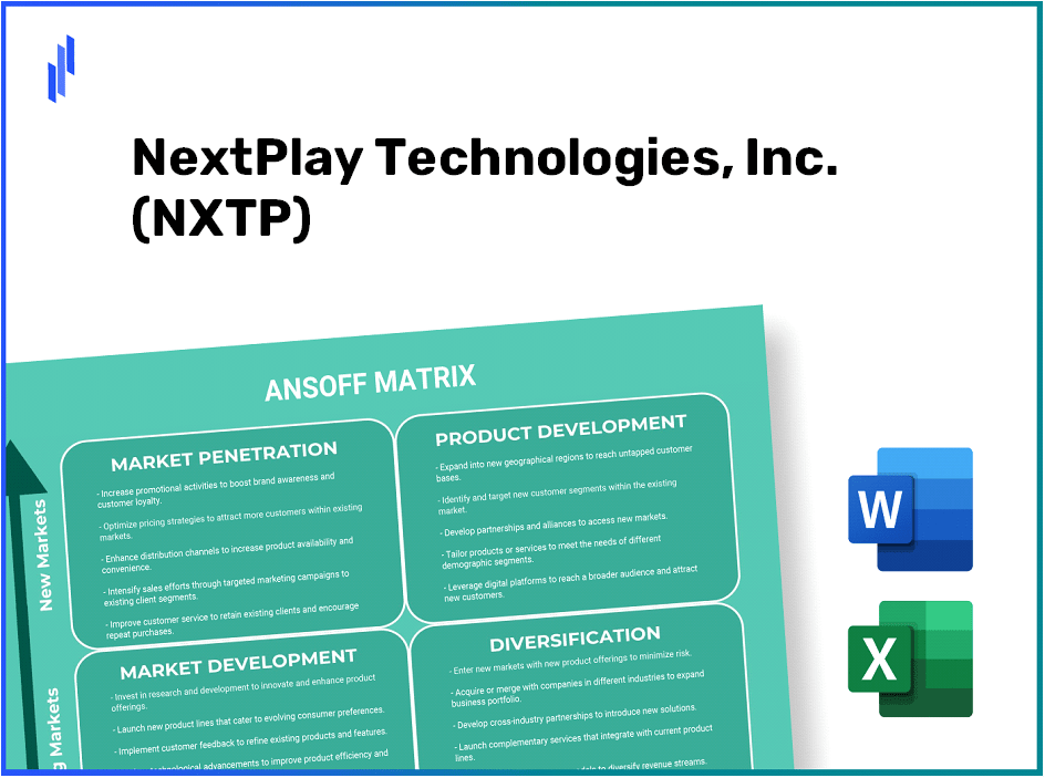 NextPlay Technologies, Inc. (NXTP)Ansoff Matrix