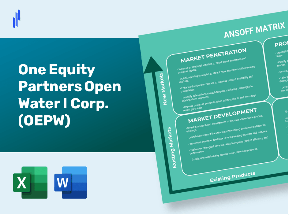 One Equity Partners Open Water I Corp. (OEPW)Ansoff Matrix