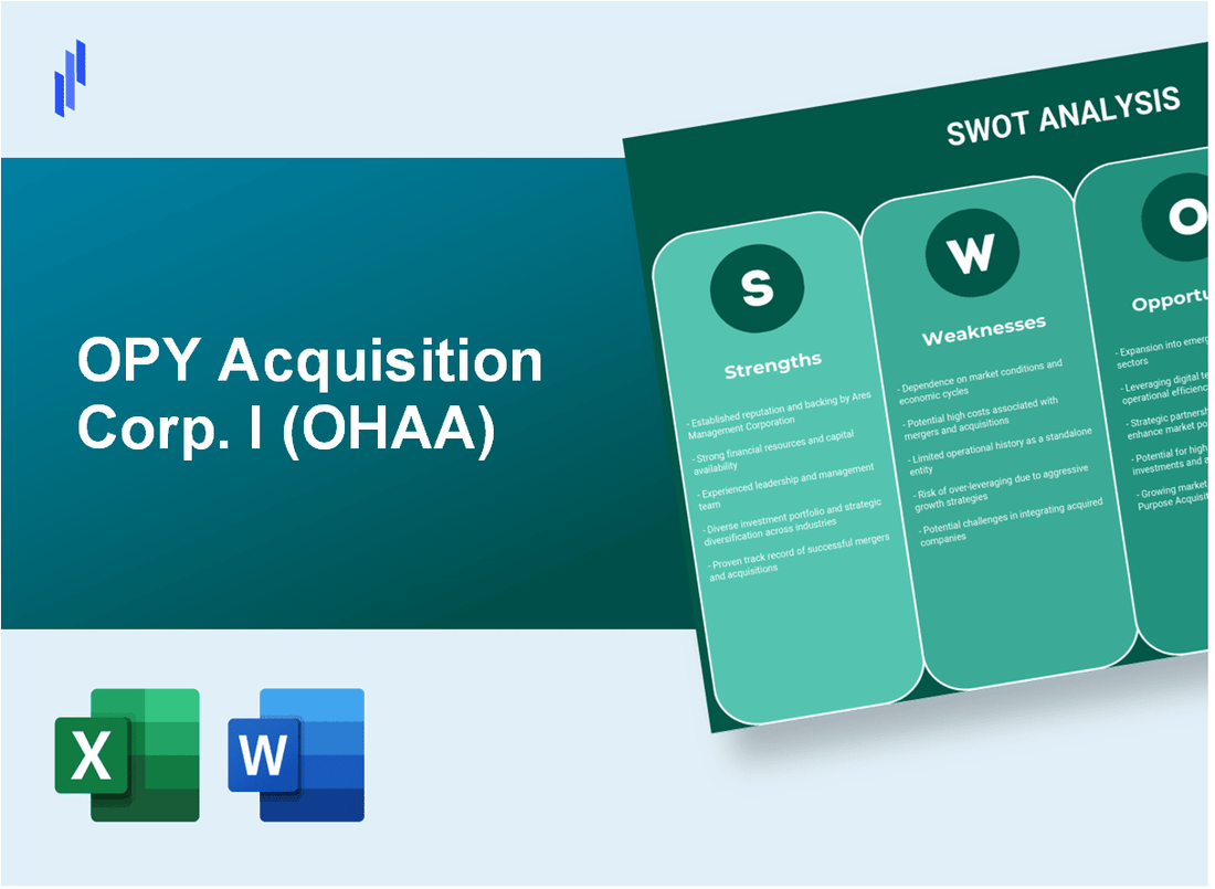 OPY Acquisition Corp. I (OHAA) SWOT Analysis