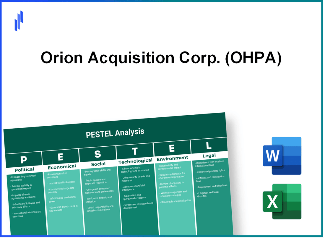 PESTEL Analysis of Orion Acquisition Corp. (OHPA)